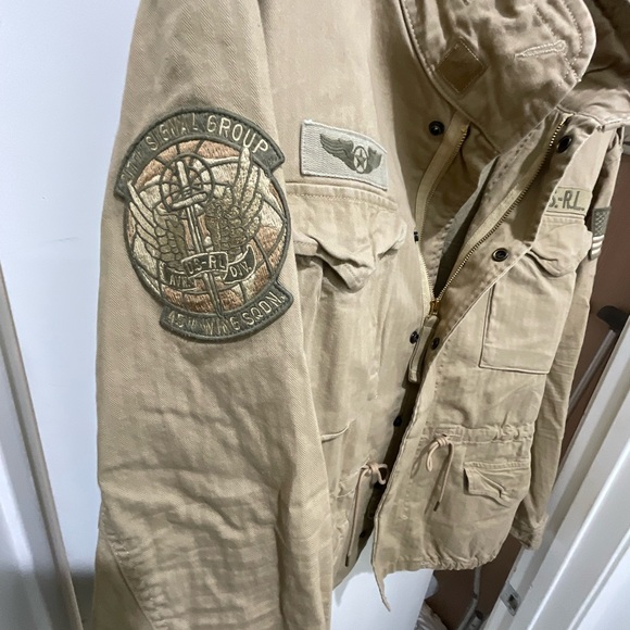 Polo Ralph Lauren Khaki Military Field Jacket XXB new with tags. - Picture 9 of 14